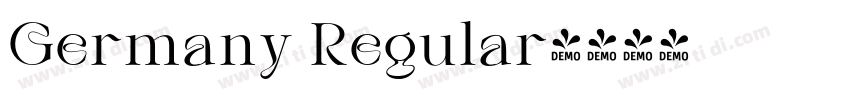 Germany Regular字体转换